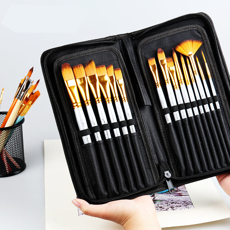 Unleash Your Creativity with the 15 Brushes Acrylic Paint Brush Set